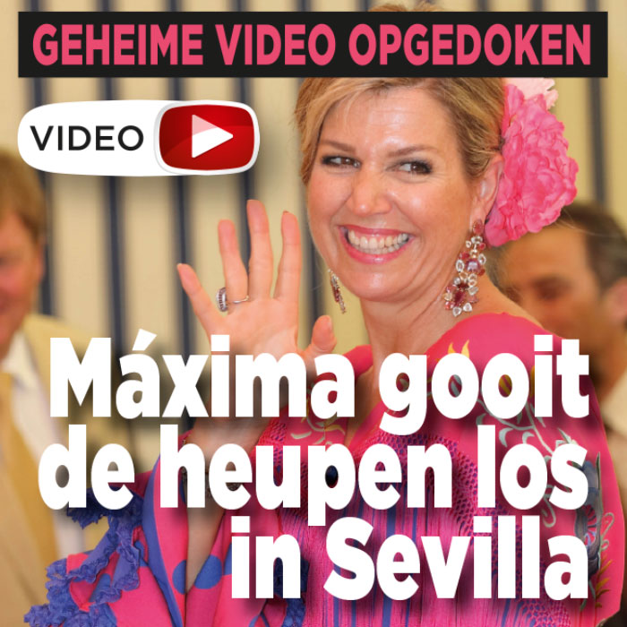 Video: Máxima gooit heupen los in Sevilla