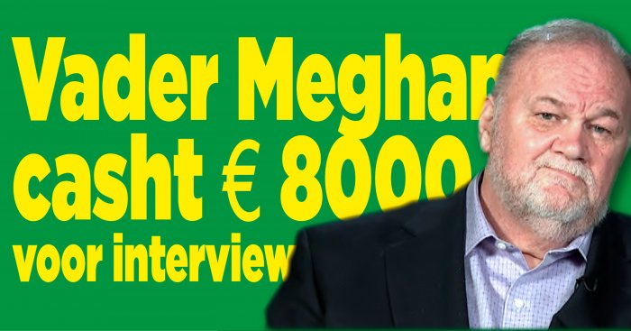 Thomas Markle kreeg 8000 euro voor interview