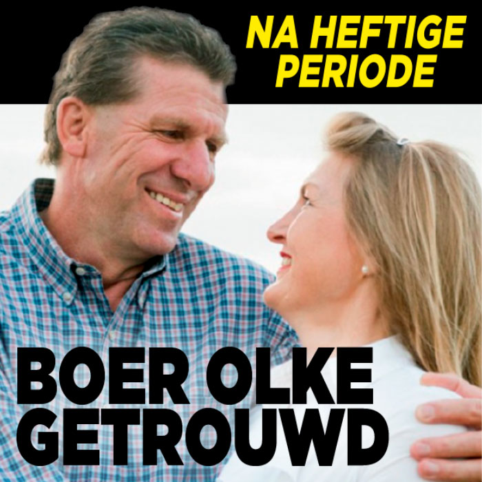 Boer Olke is getrouwd!