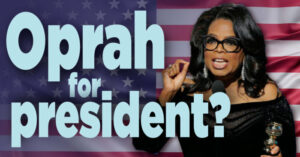 Oprah nu al populair als presidentskandidaat