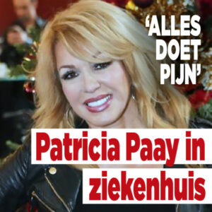 Patricia Paay in ziekenhuis na val van trap