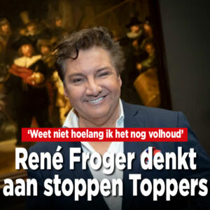 René Froger denkt na 15 jaar aan stoppen met Toppers