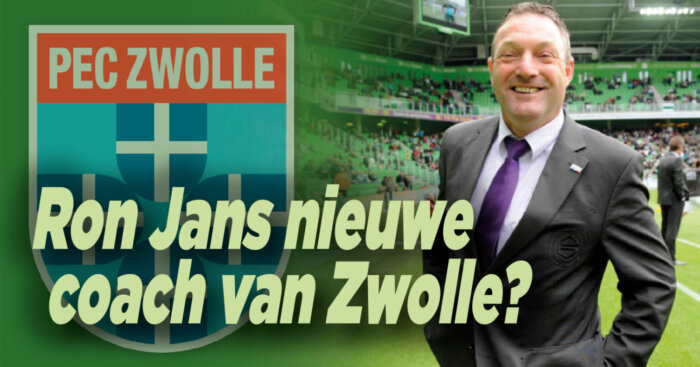 Ron Jans nieuwe coach van Zwolle na vertrek Jaap Stam?