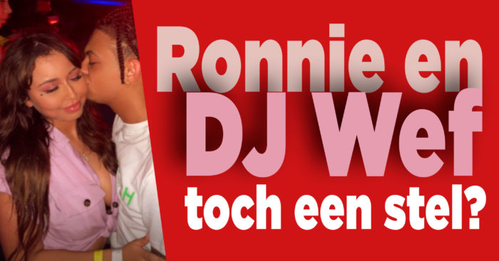 Zwangere DJ Wef deelt intieme foto met Ronnie Flex