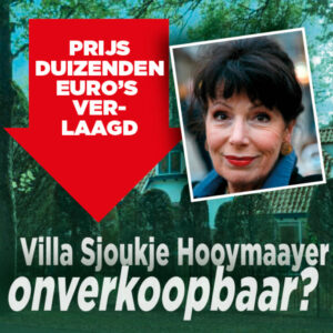 Erfgenamen Sjoukje Hooymaayer verlagen vraagprijs villa