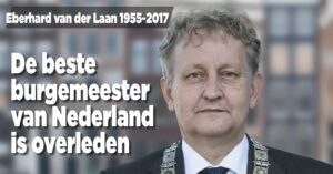 De beste burgemeester van Nederland is overleden