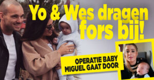 Massale steun voor ouders van baby Miguel
