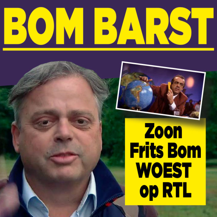Zoon Frits Bom woest op RTL Boulevard