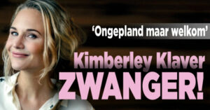 Kimberley Klaver is zwanger!