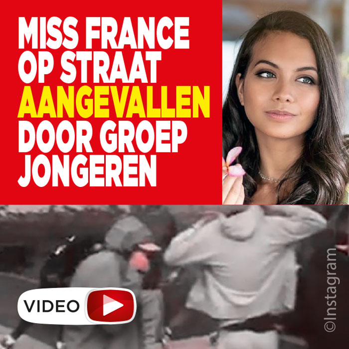 Miss France wordt aangevallen door grote groep jongeren
