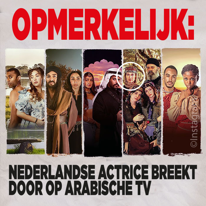Nederlandse actrice breekt door op Arabische tv