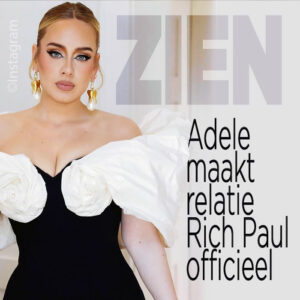 ZIEN: Adele maakt relatie Rich Paul officieel