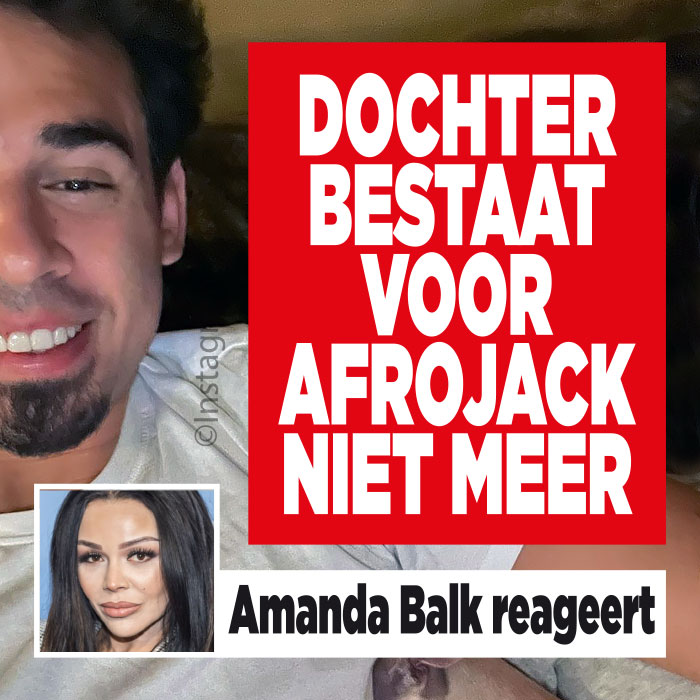 Dochter bestaat voor Afrojack niet meer: Amanda Balk reageert