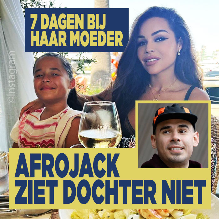 Afrojack ziet dochter niet: ‘7 dagen bij haar moeder’