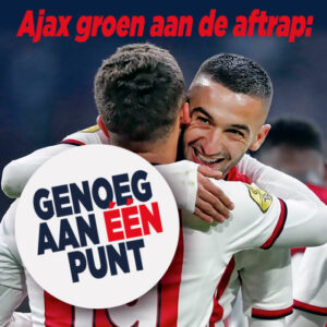 Ajax op groene wijze naar Champions League-tegenstander