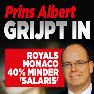 Prins Albert geeft familie 40% minder salaris