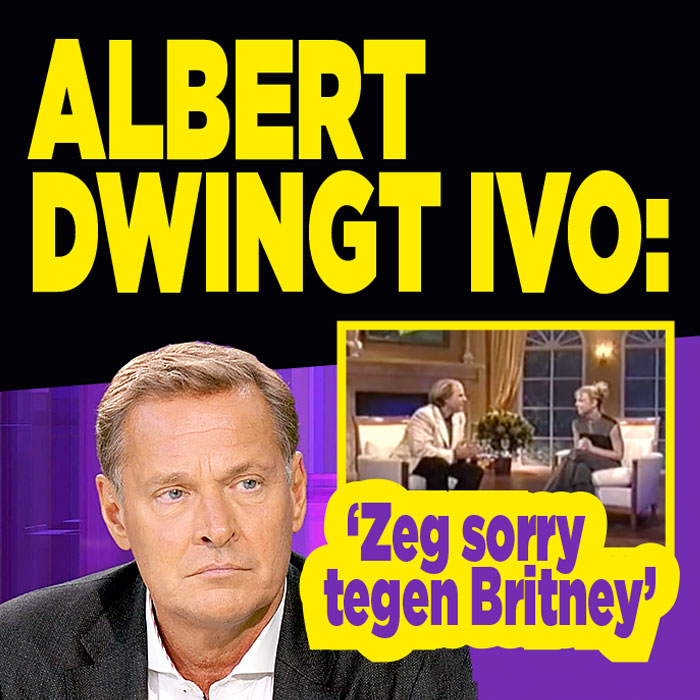 Albert Verlinde tegen Ivo Niehe: &#8216;Zeg sorry tegen Britney Spears&#8217;