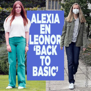 Alexia en Leonor &#8216;back to basic&#8217;
