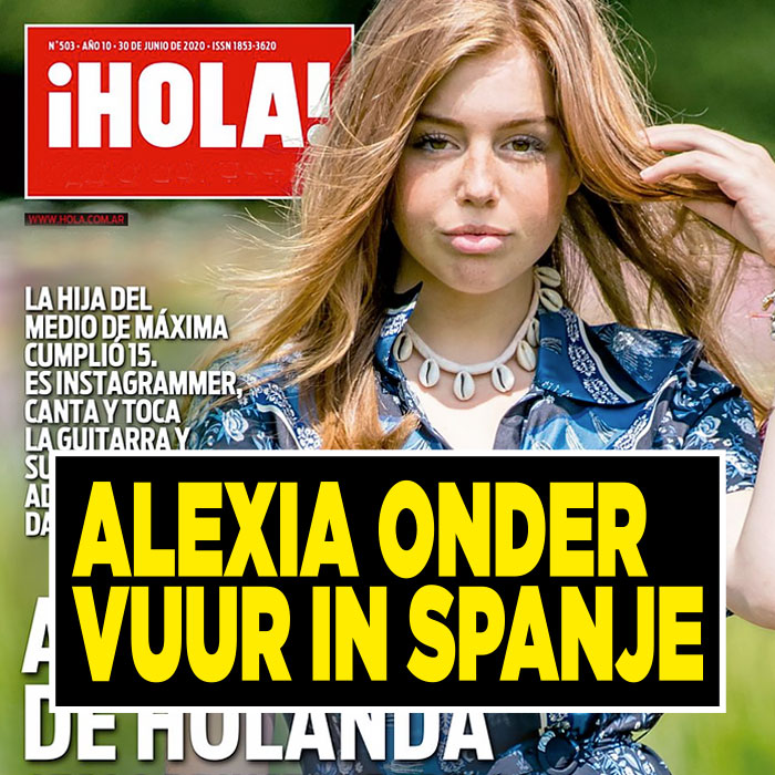 Alexia onder vuur in Spaanse pers