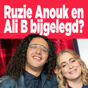 Ruzie Anouk en Ali B bijgelegd?