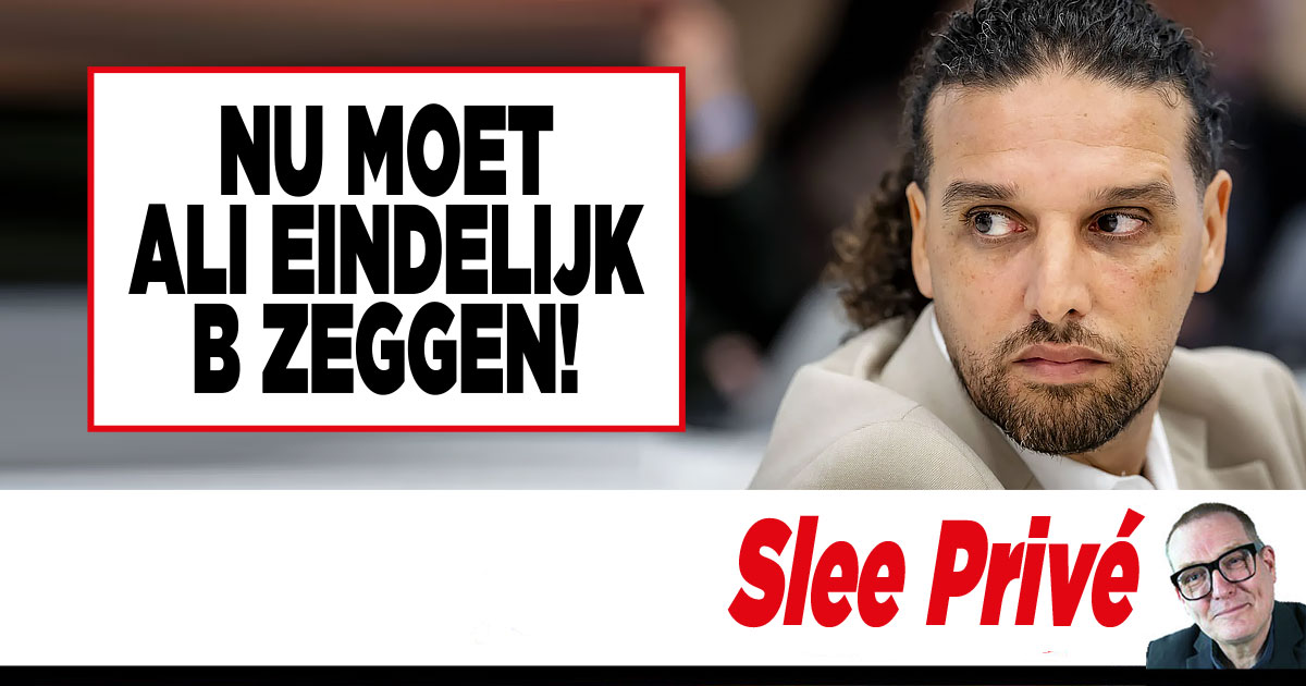 Slee vindt Ali helemaal niets