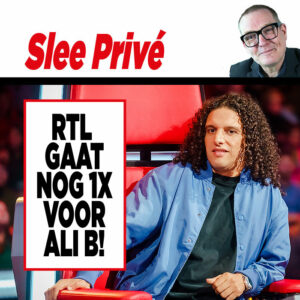 Showbizz-deskundige Matthieu Slee: RTL gaat nog 1x voor Ali B!