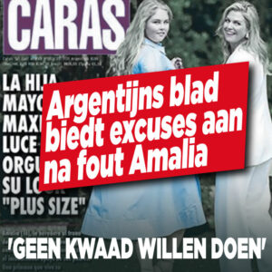 Argentijns blad biedt excuses aan na fout Amalia