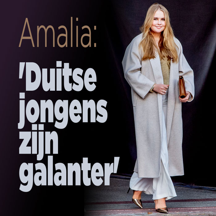 Amalia in boek: Duitse jongens zijn galanter