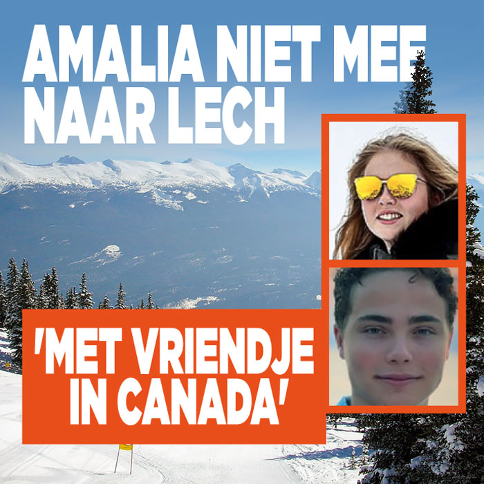 Amalia niet mee naar Lech: &#8216;Met vriendje in Canada&#8217;
