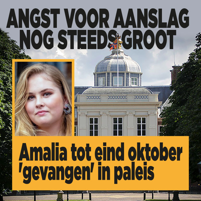 Amalia nog weken gevangen in paleis
