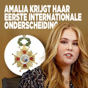 Amalia krijgt haar eerste internationale onderscheiding