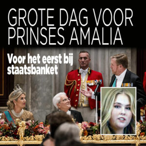Grote dag voor prinses Amalia: voor het eerst bij staatsbanket