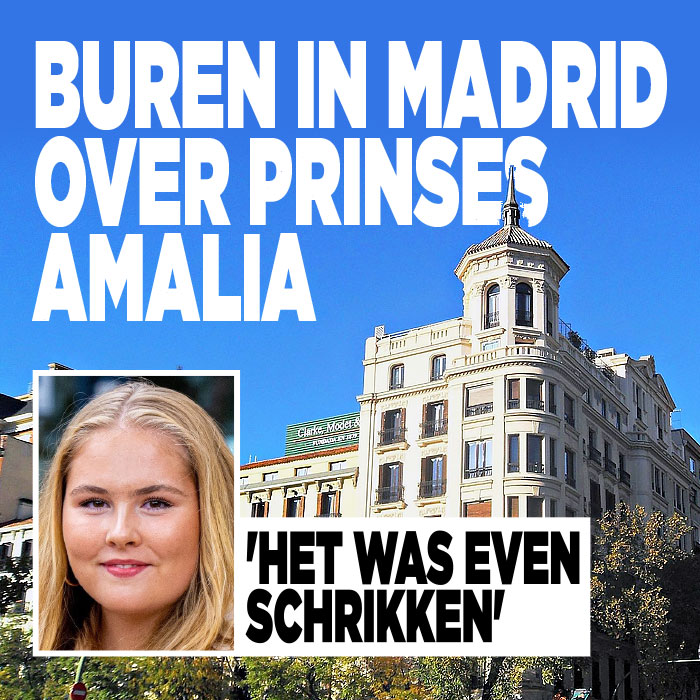 Buren in Madrid over prinses Amalia: &#8216;Het was even schrikken&#8217;