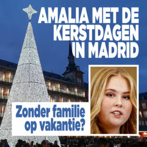 Eenzame kerst voor Amalia? Niet in Argentinië, maar in Madrid!
