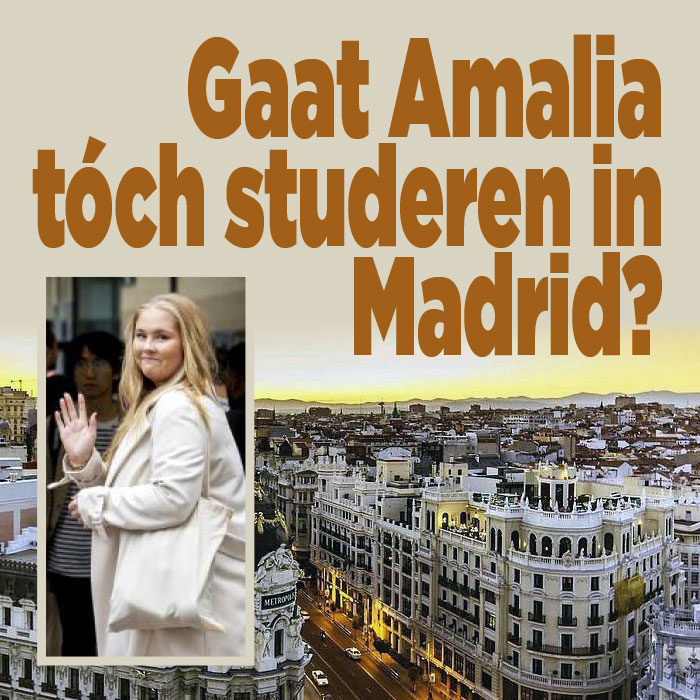 Gaat Amalia in Spanje studeren?