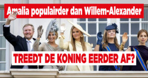 Amalia populairder dan Willem-Alexander: treedt de koning eerder af?
