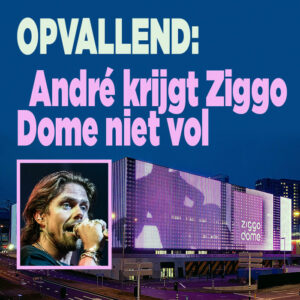 Opvallend: André krijgt Ziggo Dome niet vol