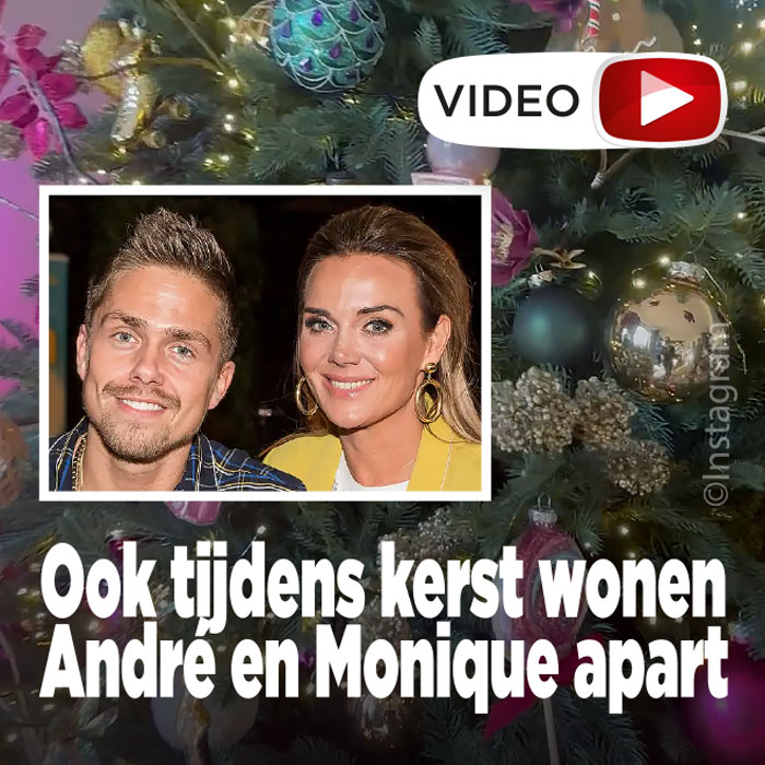 Ook tijdens kerst wonen André en Monique apart