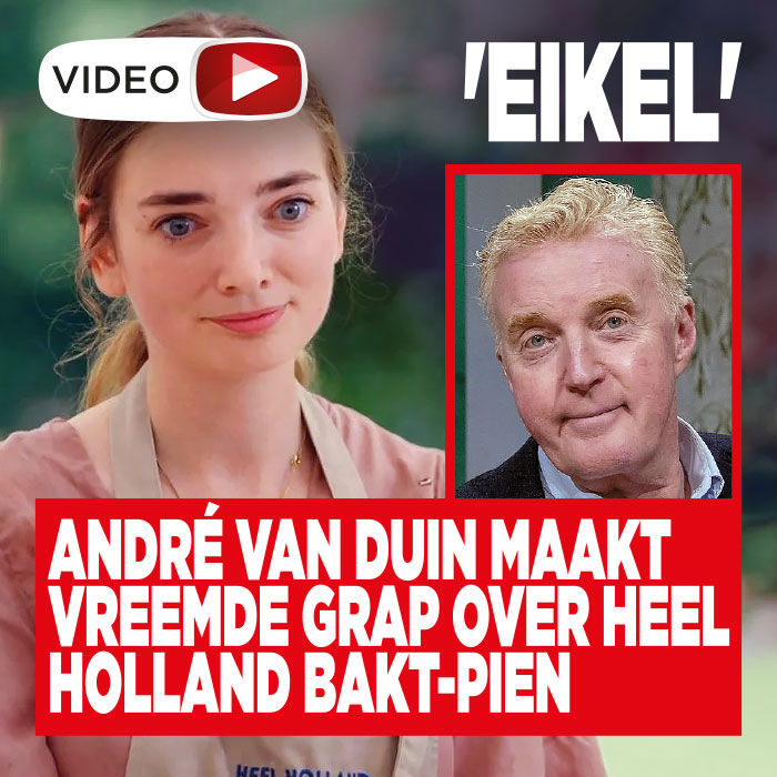 André van Duin maakt vreemde grap over Heel Holland Bakt-Pien: &#8216;Eikel&#8217;
