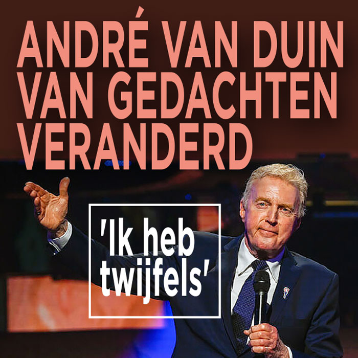 André van Duin ha cambiato idea: “Ho dei dubbi”