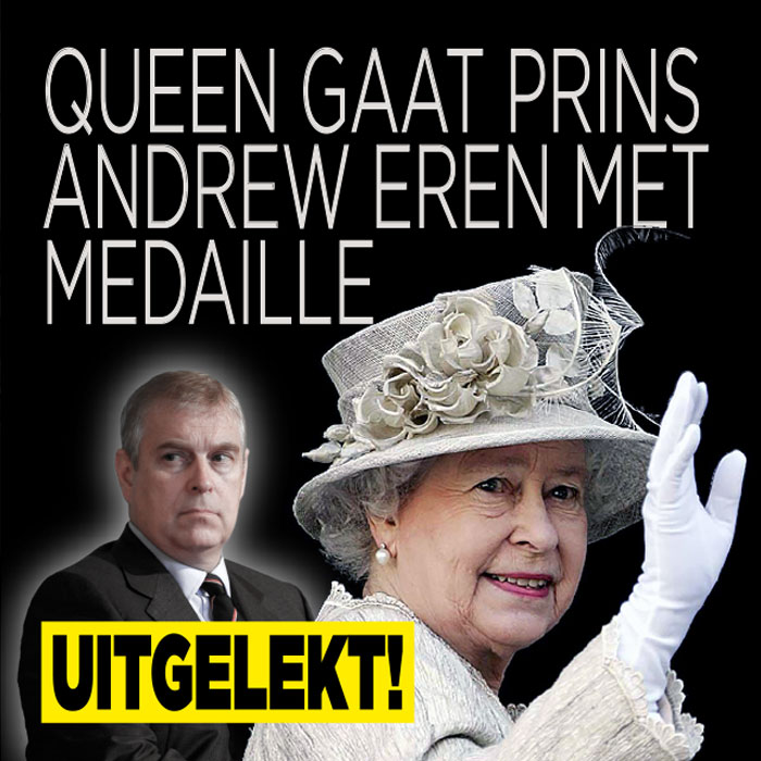 Uitgelekt! Queen gaat prins Andrew eren met medaille