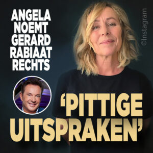 Angela Groothuizen noemt Gerard Joling fel rechts