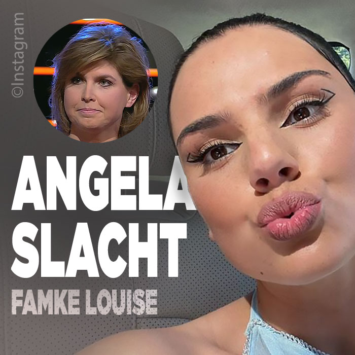 Angela slacht Famke Louise