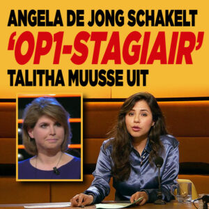 Angela de Jong haalt uit naar &#8216;Op1-stagiaire&#8217; Talitha Muusse