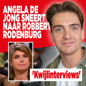 Angela de Jong sneert naar Robbert Rodenburg: &#8216;Kwijlinterviews&#8217;