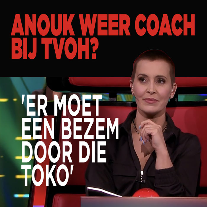 Anouk weer coach bij TVOH?