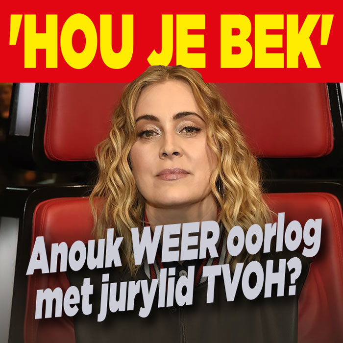 Verklaart Anouk nieuw TVOH-jurylid NU al de oorlog?