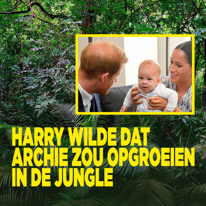 Harry wil jungle kind maken van Archie