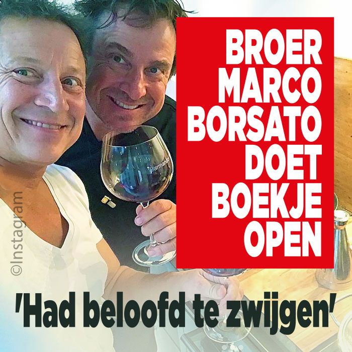 Broer Marco Borsato doek boekje open