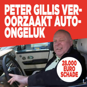 28.000 euro schade: &#8216;Peter Gillis veroorzaakt auto-ongeluk&#8217;
